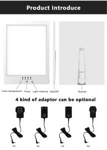 Lampu terapi depresi musiman 11000Lux lampu suasana hati lampu 3 tingkat cahaya peredupan lampu terapi suasana hati bahagia sinar matahari - Product Image 5