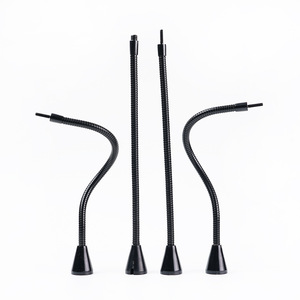 Tube flexible en métal pour lampe de bureau LED, support de lampe universel à col de cygne, accessoires personnalisés, vente en gros d'usine - Product Image 2
