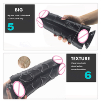 Grand gode double extrémité femme adulte avec ventouse Énorme gode PVC pour hommes masturbation anale sex toys pour lesbienne gay