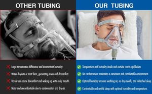 Manguera de CPAP ZURNMED Climate-Line <span class=keywords><strong>Airsense</strong></span> <span class=keywords><strong>10</strong></span>, Tubo AirCurve <span class=keywords><strong>10</strong></span> (6.5 pies / 2 M), Mangueras de Repuesto Premium para CPAP - Product Image 5