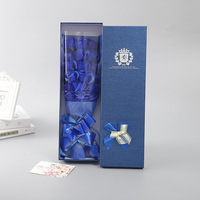 Vente chaude 18 pièces savon artificiel Rose fleur Bouquet en forme de carré pour la saint-valentin Thanksgiving fête des mères cadeau d'anniversaire