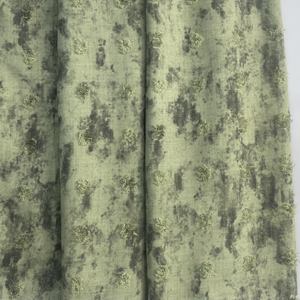 レディースドレス用プリント生地,大きなファジーバーンアウト染め - Product Image 4