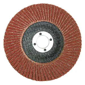 Abrasivo refinado alumínio óxido grão Tipo 27 Flat aço inoxidável Flap Disc flexível para Weld Grinding Demurring Rust