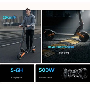 Patinete Eléctrico Plegable X21 de 500W, Aleación de Aluminio, Resistente al Agua, Batería de Litio de 36V, en Oferta - Product Image 4