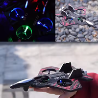 Avion RC électrique en plastique en gros, 4 canaux, 3 vitesses, modèle d'avion télécommandé sûr, jouet planeur volant, avions de voltige