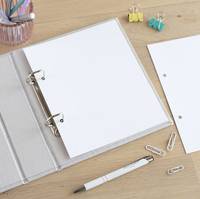 Porte-documents en cuir et lin avec logo personnalisé, format A4, A5, A6, organiseur de documents, classeur à anneaux en D 2, 3, 4 pour femmes