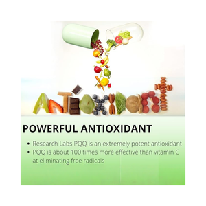 초고순도 20mg PQQ 캡슐 및 99% Pyrroloquinoline Quinone 보충제의 공장 직접 판매는 뇌 건강을 촉진합니다 - Product Image 3