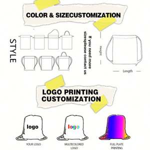 Logo personnalisé de haute qualité Sports Fitness Voyage Sac à dos étanche Sac à cordon en polyester - Product Image 6