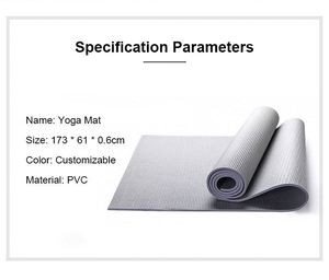 Alfombrillas de Yoga Personalizadas al por Mayor, Alfombrillas de Yoga de PVC de Alta Calidad con Logotipo - Product Image 3