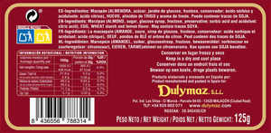 High Premium 125G Solid Marzipan Sugar-Free <b>Chocolate</b> <b>Egg</b> Pattern Biscuit-Shaped Marzipan Box Spain Assorted Marquesas - Product Image 2