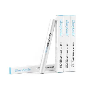 GlorySmile 2ml Opaco Argento Twist Penna Sbiancamento Dei Denti Penna Gel All'ingrosso