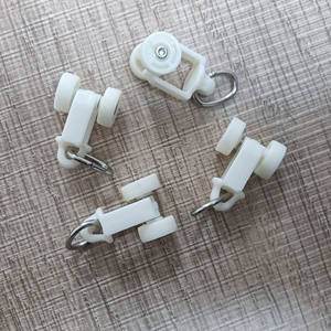 Fábrica de alta resistencia de doble cortina Pistas Montaje en <span class=keywords><strong>pared</strong></span> superior Caja de cortina Accesorios Postes de cortina Pistas Accesorios - Product Image 4