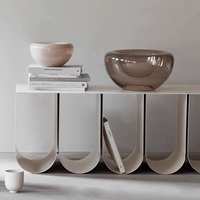 Meuble TV convertible moderne Table basse en métal et meubles de salon pour la maison Chambre à coucher Salle à manger Hôtel et hôpital