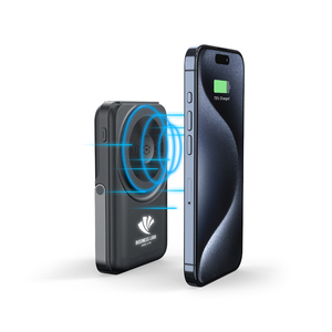 ธนาคารพลังงานแม่เหล็กแบบพกพาพร้อมขาตั้งโทรศัพท์ PD Quick Wireless Charger พร้อมแบตเตอรี่ 10000mah - Product Image 4