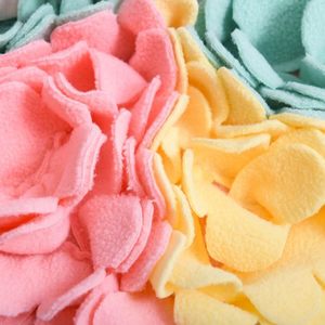 Meistverkaufte Bunte Blumen-Schnüffelmatte Interaktives Langsam-Fütterungsspielzeug zur Beschäftigung für Hunde, Kaninchen und <span class=keywords><strong>Hamster</strong></span> - Product Image 4