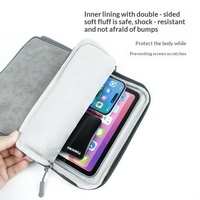 Étui pour tablette en nylon imperméable avec pochette pour ordinateur portable pour tablettes de 7,9 à 8 pouces et de 10,8 à 11 pouces