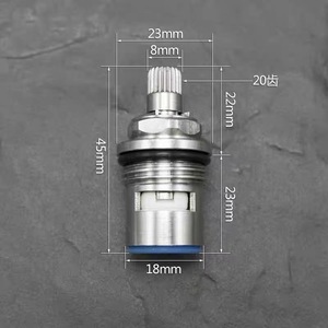 Robinet d'angle en acier inoxydable 304, filetage femelle 40 mm, pour eau chaude et froide - Product Image 2