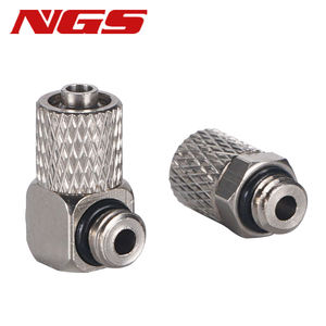 Sambungan Pipa Miniatur Kuningan untuk Selang, Nipple Logam, Quick Joint, Twist Tube, Watercooling Connector, Compact Piping Barb <span class=keywords><strong>M</strong></span>-4HL-4 - Product Image 2