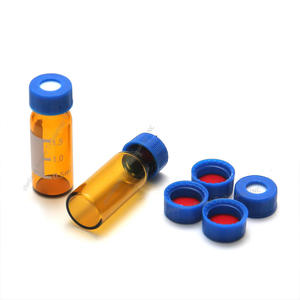 Fabrik liefert Labor 2ml 11,6x32mm Autosampler <span class=keywords><strong>HPLC</strong></span>-Fläschchen Shimadzu 9-425 Schraubverschluss Klarglas Bernsteinfarbene Glas-<span class=keywords><strong>HPLC</strong></span>-Fläschchen-Kits Preis - Product Image 1