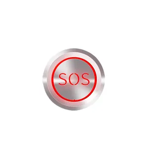 35mm एसओएस कस्टम लोगो के लिए प्रबुद्ध माइक्रो यात्रा स्विच एसएस धक्का बटन लिफ्ट