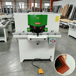 Directement <span class=keywords><strong>de</strong></span> l'usine Automatique 45 °   Machine <span class=keywords><strong>de</strong></span> découpe <span class=keywords><strong>de</strong></span> cadres à double tête, scie à onglets pour profilés en aluminium et en <span class=keywords><strong>bois</strong></span> - Product Image 1