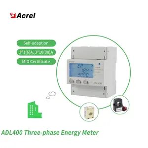 Acrel ADL400 din rail smart meter 3 fasi MID power meter per ev caricabatterie din rail smart kwh meter con display lcd