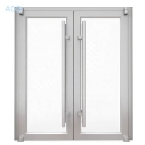 Maison à ossature en aluminium avec porte d'entrée à double battant sur mesure de type KFC, porte de <span class=keywords><strong>mezzanine</strong></span> en <span class=keywords><strong>verre</strong></span> coloré manuelle - Product Image 3