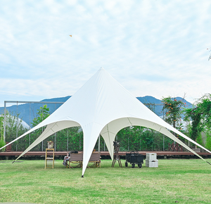 Hexagonal <b>Canopy</b> Tent Outdoor Sunshade <b>Camping</b> Paraglider Base <b>Camping</b> Sunshade Sun Protection Pergola Star Marquee <b>Camping</b> Shed - Product Image 4