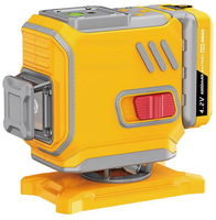 Niveau laser 12 lignes 360° auto-nivelant professionnel 3D vert avec fonction de télécommande