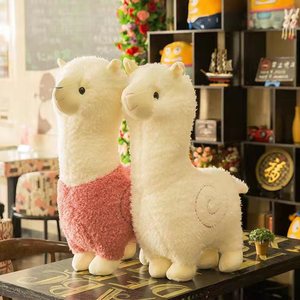 Cuscino di peluche Alpaca morbido peluche personalizzato giocattoli di peluche ripieni di animali pecora capra agnello cuscino di peluche regalo all'ingrosso per bambini - Product Image 3