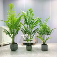 Plantes artificielles en gros, arbre décoratif pour la maison, bonsaï, plantes en plastique, pots, aménagement paysager, plantes modernes, palmier d'intérieur