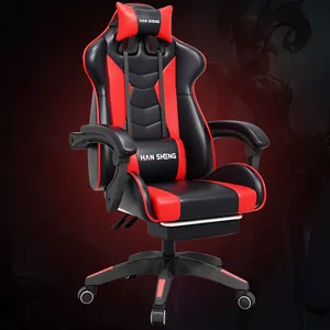 Cheap finely crafted ergonomic computer racing swivel leather office chair gaming