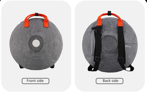 Hotsale <span class=keywords><strong>Hluru</strong></span> <span class=keywords><strong>Handpan</strong></span> 14 pouces 9 notes en Ré mineur, Tambour à main en acier professionnel avec sac et support offerts - Product Image 6