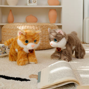 <span class=keywords><strong>Gato</strong></span> de Peluche de Alta Calidad de 20 cm, Adorable y Esponjoso, con Diseño de <span class=keywords><strong>Gato</strong></span> Blanco y Naranja con Manchas, Decoración para el Hogar - Product Image 2