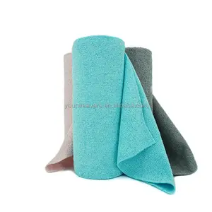 Hot Sale Wholesale Custom 25x25cm 20pcs Edgeless Tear Away Micro Fiber Cleaning Cloth Roll Car Wash Microfiber Towel Roll