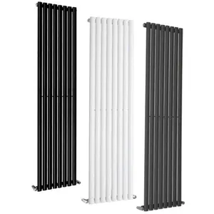 China Produce Best Quality Chines heating radiators Anthracite Single Oval Panel Water Heating Radiator for Home Heat System