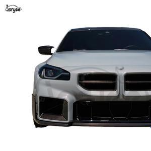 Parachoques delantero de carbono ABS negro M2, parrilla de radiador, piezas de coche para <span class=keywords><strong>BMW</strong></span> G87 2019 2024 2025 2020 <span class=keywords><strong>2021</strong></span> 2022 2023, accesorio de afinación - Product Image 1