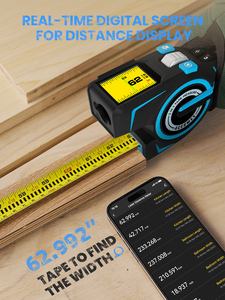 ACEGMET par MiLESEEY Ruban à mesurer numérique 3 en 1 Télémètre laser avec fermeture automatique Lecture numérique instantanée métrique - Product Image 4