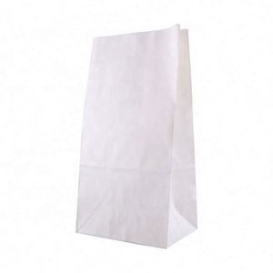 Sac en papier kraft pour emballages alimentaires à emporter avec logo personnalisé imprimé - Product Image 1