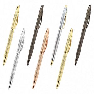 Custom Logo New <b>Top</b> Grade Slim Cross Ballpoint Gold Desk Pen with logo <b>Rose</b> Gold Metal Pen - Product Image 1