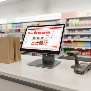 Monitor de Punto de Venta Android OEM I3s con Pantalla Táctil Dual de 15.6 Pulgadas Full HD con 99% de Gama de Colores SRGB, Wi-Fi 6 y NFC - Product Image 1