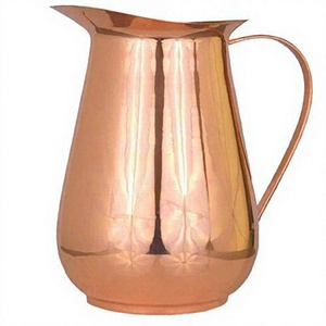 Taza de Lujo Aislada al Vacío, Hecha a Mano en Cobre, Diseño Martillado, Ecológica, con Tapa y Caja de Regalo para Uso en Casa u Hotel, Ata International - Product Image 1