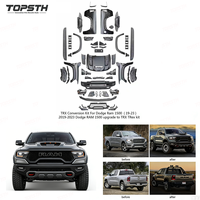 Hochleistungs-TRX-Umrüstkit für 2019-2024 Dodge Ram 1500 Komplettes Außenausstattungs-Upgrade-Paket mit Frontstoßstange, Kotflügeln & Kühlergrill