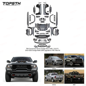 Kit de Conversión TRX de Alta Resistencia para <span class=keywords><strong>Dodge</strong></span> Ram 1500 2019-2024, Paquete Completo de Mejora Exterior con Parachoques Delantero, Guardabarros y Rejilla - Product Image 2