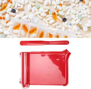 Eczane hastane klinik Tablet organizasyonu için hap sayma aracı ile profesyonel kırmızı plastik ilaç dağıtım tepsi seti - Product Image 4