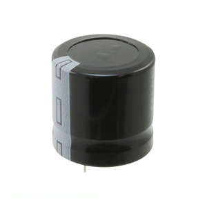 Distribuidor Autorizado, Condensador de Aluminio B43540G2687M002 de 680 uF, 20%, 250V, Tipo SNAP TH - Product Image 1