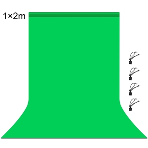 PULUZ 1m X 2m Photography <strong>Background</strong> Thickness Photo Studio <strong>Background</strong> Cloth Backdrop(Green) - Product Image 3