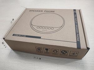 360 °   Altavoz para Conferencias con Captación de Voz, Micrófono USB y Bluetooth con Matriz de 2-4 Micrófonos para Reuniones <span class=keywords><strong>Zoom</strong></span>/<span class=keywords><strong>Teams</strong></span>, Oficina en Casa - Product Image 6