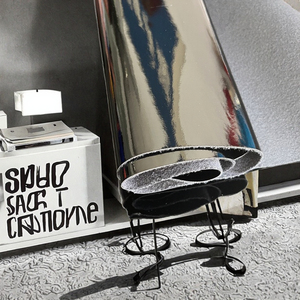 झुर्रियों प्रतिरोधी 0.7 मिमी पेटेंट धातु सिंथेटिक psmatered चमड़े के टीपू सामग्री पर्यावरण के अनुकूल कोटिंग काले सफेद कोट जैकेट - Product Image 3