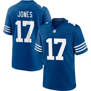 Maillot de football américain personnalisé 2026 Indianapolis – Tenues brodées pour jeunes – Vêtements de sport – Modèle alternatif Royal - Product Image 3